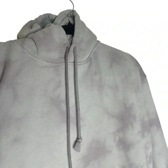 Tna Aritzia Cozy Fleece Boyfriend Crewneck in Purple Tie Dye Oversized Size 2 - Picture 5 of 11